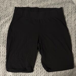 Torrid Black Biker Short - Size 1X